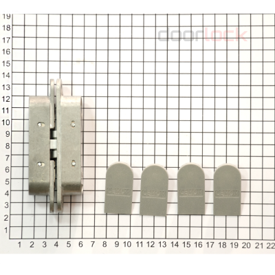 Петля скрытая CEMOM ESTETIC 40/A 3D матовый хром, регулируемая