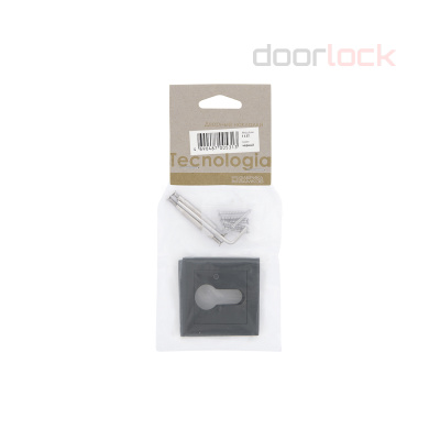 Накладка ФАБРИКА ЗАМКОВ T BB ET, черная, под цилиндр