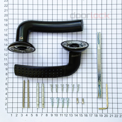 Ручка дверная DOORLOCK Loft A19R CP/SN