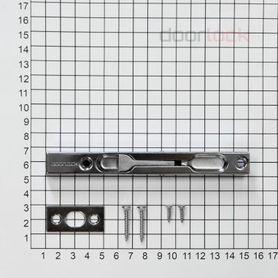 Шпингалет врезной DL LX140 CP