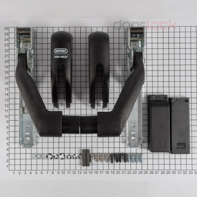 Механизм системы &quot;антипаника&quot; NEMEF 3651/1, черный