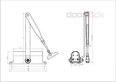 Доводчик DOORLOCK DL75 DA EN4/5