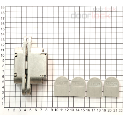Дверная петля скрытая CEMOM ESTETIC 80/M 3D