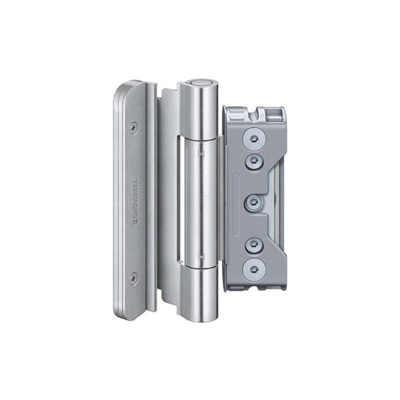 Дверные петли SIMONSWERK Baka PROTECT 4040 3D FD цилиндрические, матовая нержавеющая сталь, комплект
