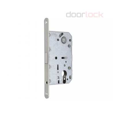 Замок дверной магнитный PALLADIUM 600-M, цилиндровый, матовый никель