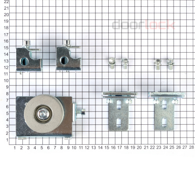 Автоматическая раздвижная дверь DLA210SL/120 створки до2х180кг, с эл/мзамком, аккумулятором, программатором(без створок)