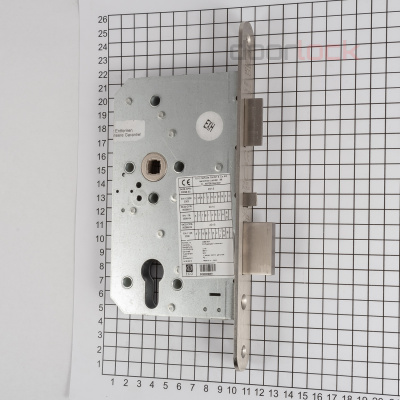 Замок дверной огнестойкий соленоидный ECO SCHULTE GBS 90F 02/05/08, антипаник,  нержавеющая сталь